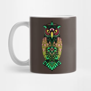 owl in bali pattern ecopop Mug